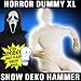 Lebensgroße Halloween Dummy Puppe XL Halloween Figur zum selber bauen Deko Sensation aus den USA mit Latex Händen Super Season Hammer für Show Deko Sensationen, Geisterbahn, Film, Club, Horror Location und Parties inklusive Latexhänden und vorgestopft anatomisch menschlich für tauendundeine Grusel Figuren Idee