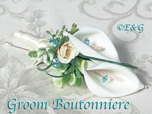 BEAUTIFUL PRINCESS MALIBU accent Complete Wedding Package Bridal Bridesmaid Groom Corsage silk flowers