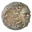 CELESTIAL SUN MOON STAR WALL PLAQUE ASTRAL GARDEN DECOR