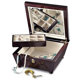 Infinity� Tray Jewelry Box Oak Finish by Unknown