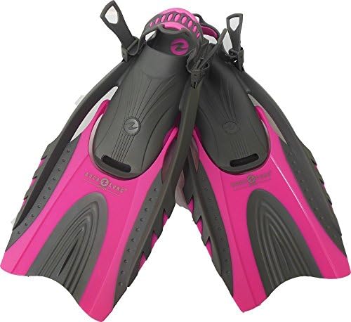 Aqua Lung Hot Pink Hingeflex Fins (ML/LG (Women 9.5+)