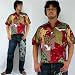 【絡繰魂】和柄 芸者 鶴 アロハシャツ Made in Hawaii 292951