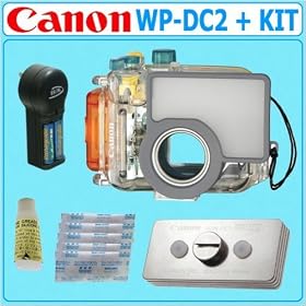 Canon WP-DC2 Waterproof Case for Canon PowerShot A540 + Underwater Accessory Kit