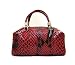 POPCORN Italian Designer Handbag Purse with Shoulder Strap in Brown, Green or Red Leather