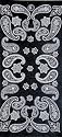 Original Buff Multifunctional Headwear/Gaiter/Neck Tube - Black Paisley/Cashmere