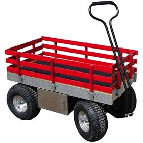 Red Diamond Plate Wagon