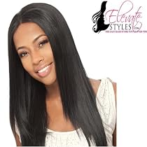 FreeTress Equal Amerie Color 1B Synthetic Lace Front Wig