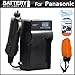 Battery Charger Kit For Panasonic Lumix DMC-TS25, DMC-TS20 WaterProof Digital Camera Includes Ac/Dc 110/220 Rapid Travel Charger For Panasonic DMW-BCK7 Battery +Floating Strap + LCD Screen Protectors + MicroFiber Cloth