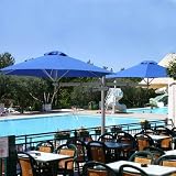9' Double Rotating Arm Pole Umbrellas