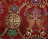 Kimono Robe Red Coin and Carp design #50HC13460d