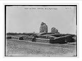 Newswire Photo (L): Restoration of part of Casa Grande ruin