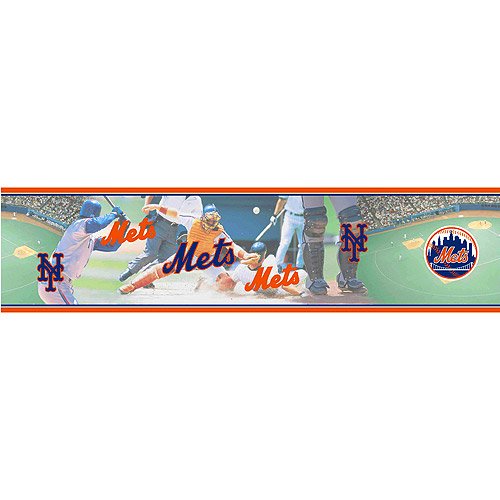 New York Mets Border(Single Roll)