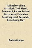 Schimpfwort: Hure, Arschloch, Troll, Wessi, Gutmensch, Barbar, Bastard, Besserwessi, Pejoration, Besatzungskind, Bosewicht, Beleidi-