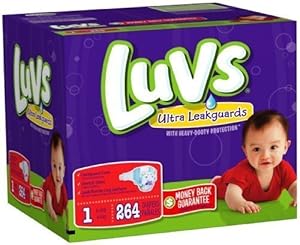 Luvs Ultra Leakguards - 264 ct., Size 1