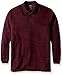 Haggar Men's Big-Tall Long Sleeve Polyester Knit Polo