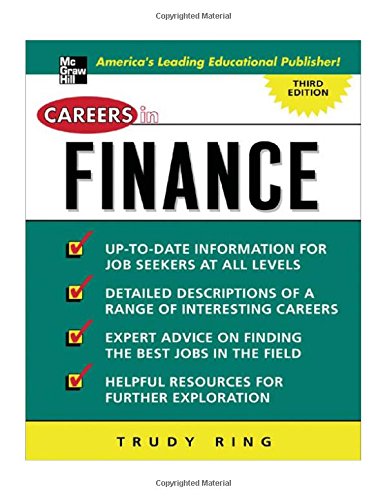 Careers in Finance (Careers inâ| Series)