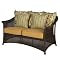 Sean Conway Tiverton 2008 Wicker Loveseat - Yellow Heather