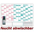 Nass abwischbarer - Schul-Jahreskalender 2013/14 im Set mit vier farbigen Folienstiften - extra gro� im DIN B1 Format (1000 x 700mm), August 2013 bis August 2014 Wandkalender Jahresplaner f�r Sch�ler und Lehrer