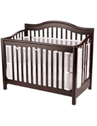 Baby Product: BreathableBaby CribShield Full Coverage Mesh Liner, White - BreathableBaby