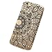 Sannysis Henna Black Floral Flower Plastic Case Cover Skin for iPhone 6S