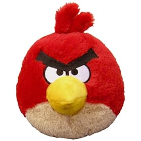  Angry Birds 8 inch Plush Red Bird with Sound