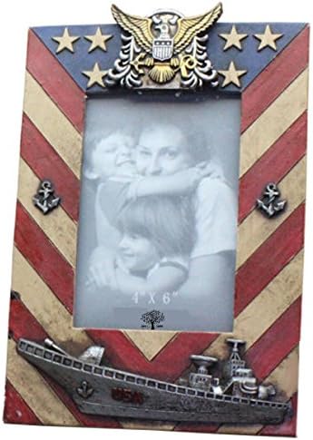 LGC Navy Soldier American Hero 4"x 6" Photo Frame USA Courage Pride