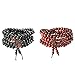 FUNRUN 2pcs Womens Mens 108 Buddhist Strand Bracelet Wood Prayer Beads 8mm Sandalwood,Chinese Knot