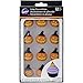 Wilton Pumpkin with Witch Hat Royal Icing Decoration, Assorted
