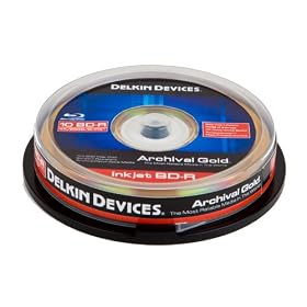 Click here to buy Delkin Devices DDBD-R-I 10 SPIN 4X Inkjet BD-R Spindle - 10 Pack.