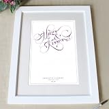 Stood The Test Of Time Personalized Signature Certificate with Frame