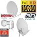OPTICUM Digital SAT Antenne 80 cm Alu Spiegel Schüssel + Opticum Quad LNB 4 für Receiver