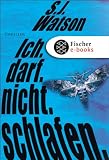 Ich. Darf. Nicht. Schlafen.: Thriller