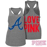 Atlanta Braves Victoria's Secret PINK� Heathered Racerback Tank