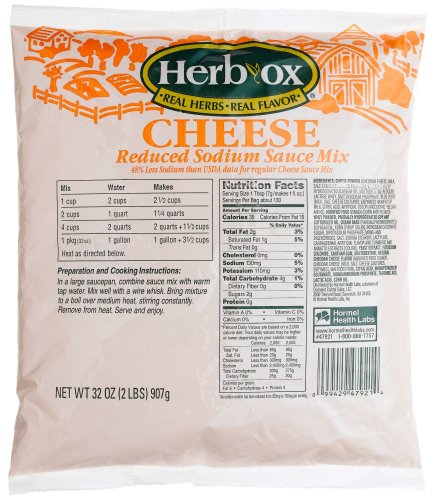 Hormel Cheese Sauce Mix, Reduced Sodium, 32-Ounce Units (Pack of 2) by Hormel
