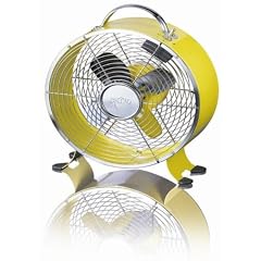 Exido 271012 Retro Ventilator - 23 cm gelb