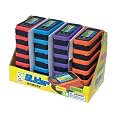 Raymond Geddes Slider Phone Eraser, 24 per Display, Assorted Colors (68125)