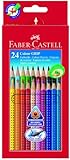 Faber Castell 112424 - Farbstift Colour GRIP 24er Etui 24 verschiedene Farben