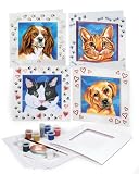 Greeting Cards Cats & Dogs (Paint By Numbers )