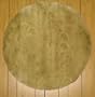 Flokati Faux Fur Rugs 6' Round (TAN)