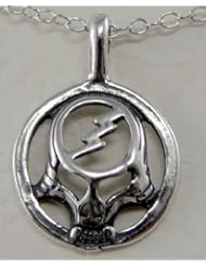 Grateful Dead Pendant in Sterling Silver