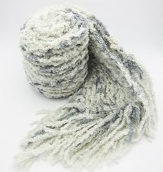 Handmade Knitted Ultra Soft Winter Scarf - Cozy White Cloud (Wide and Chunky)