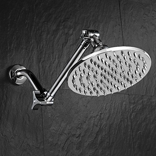 DreamSpa® UltraLuxury 8 Inch ExtraLarge Rainfall ShowerHead with 12