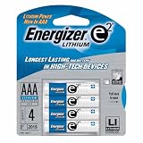 E2? AAA Lithium Battery Retail Pack - 4 Pack