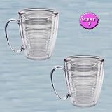 Tervis New Premium 15 oz. Clear Mug Set of 2