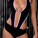BODY TOP MONOKINI GOGO STYLE YOUNG FASHION GR. 34-38 - 