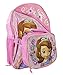 Disney Sofia Backpack with Attached Lunch Bag Set