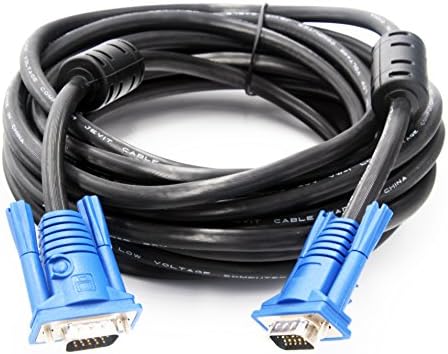 WAWPI VGA Cable 25Feet Professional Series VGA/QXGA HD 15-Pin Plug to Plug Cable (VGA15P-P-25HR)