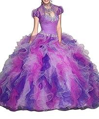    Ball Gown Quinceanera Dress  With Ruffles