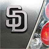 San Diego Padres Chrome Team Logo Auto Emblem