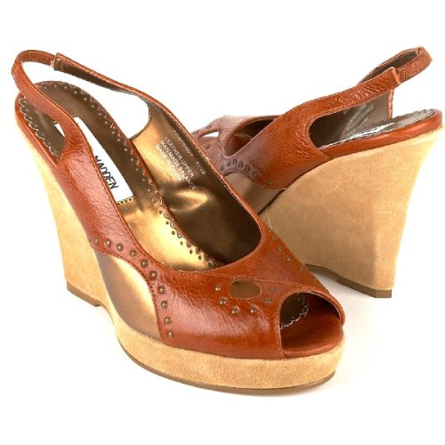 Steve Madden Rhapsody Brown wedges